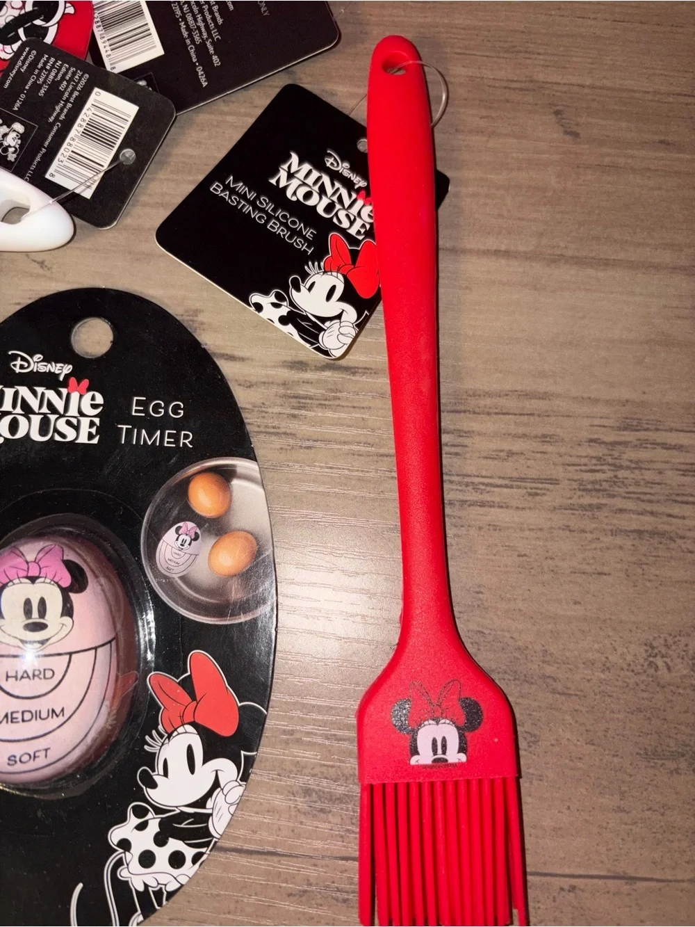 🏝️🎉 Disney Minnie Mouse Baking Utensil Set 7 Piece Kitchen Bundle New With Tag